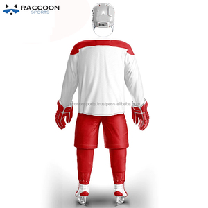 Camiseta de Hockey sobre Hielo 100% Poliéster para Prácticas de Equipos Deportivos, Uniforme de Hockey sobre Hielo Personalizado de Excelente Calidad para Hombre, Raccoon Sports Quick - Product Image 3
