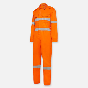 Combinaisons de travail de sécurité pour hommes de haute qualité, en coton, ignifuges, unisexes, vêtements de sécurité réfléchissants - Product Image 1