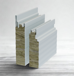 Panel Sándwich de Lana de Roca y Poliuretano de 75 mm con Diseño Moderno, Ignífugo, para Revestimiento de Paredes Cortafuego en Almacenes, Panel Prock Phuong Nam - Product Image 3