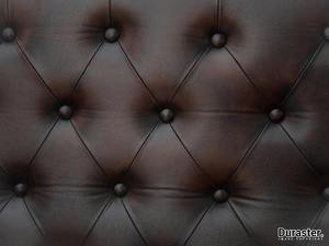 Sillón Inflable Ajustable de Cuero Marrón de Alta Calidad con Botones Decorativos para Sala de Estar - Product Image 3