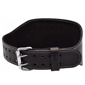 Cinturón de cuero negro y marrón para hombre, ropa de gimnasio para Fitness, novedad, elegante, personalizado, nuevo diseño - Product Image 2