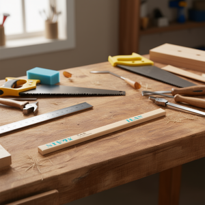 Listello di Legno Quadrato Ilan 10x25x1200mm per Progetti Fai-da-Te - Product Image 2