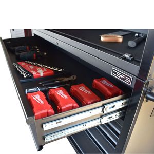 Banco DE TRABAJO Gabinete de garaje Almacenamiento de herramientas Soporte OEM resistente Almacenamiento de gabinete para la industria mecánica Led Light Master al por mayor - Product Image 4