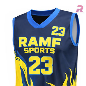 Tenues de basketball personnalisées en sublimation 100 % polyester pour hommes/femmes, grandes tailles, entraînement et compétition - Product Image 4