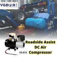 Mini compresseur d'air à Piston, 4x4, sans huile, haute efficacité, résistant aux intempéries, à longue autonomie, 12 V/24V