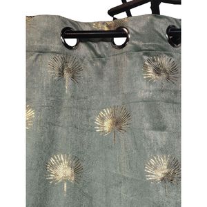 Cortina de Terciopelo de Poliéster Floral de Lujo, 122 x 274 cm, Ecológica, Opaca, con Ganchos, Lista para Usar en Hogares y Hoteles - Product Image 6