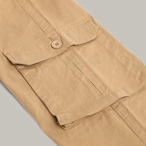 Nouveau design, vente chaude, pantalon cargo décontracté léger en toile pour homme, taille mi-haute, meilleur prix - Product Image 6