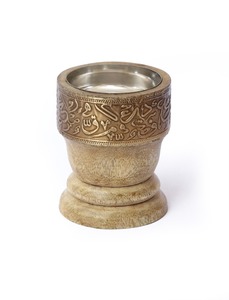 Mabkhara de Resina Hecha a Mano con Diseño de Aspecto de Madera para la Colección de Fragancias Árabes Oud para el Hogar - Product Image 4