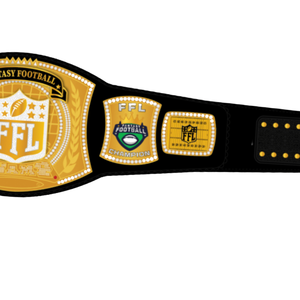 Ceinture de championnat de Fantasy Football de haute qualité, personnalisable, ceinture de titre FFL, récompense sportive personnalisée - Product Image 5