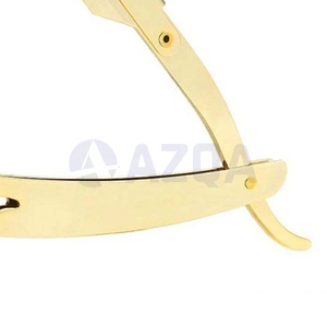 folding barber razor barber razor straight <b>edge</b> razor single blade razor single blade barber razor professional shaving razor - Product Image 2