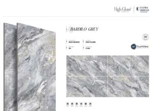 Azulejos brillantes pulidos de alto brillo 800x1600 1200x1800 750x1500mm diseñados para espacios de vida elegantes con un diseño lujoso - Product Image 3