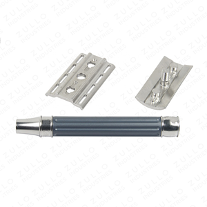 Rasoir de sécurité manuel en acier inoxydable de qualité supérieure, rasoir à double tranchant pour la barbe et le visage des hommes - Product Image 3