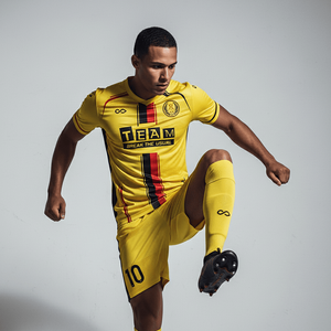 Tenue de match de football personnalisée, ensemble d'uniformes respirants pour équipe, maillot de football respirant - Product Image 5