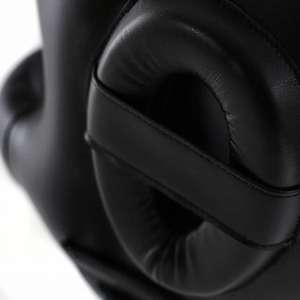 Casque de sécurité professionnel pour la boxe, protège-tête, casque de boxe en cuir véritable pour la protection de la tête - Product Image 6