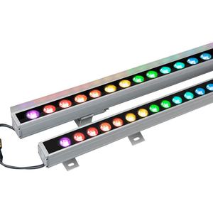 ไฟวอลวอชเชอร์ LED อลูมิเนียม RGBW 100W ปรับความสว่างได้ IP65 สำหรับภายนอกอาคาร ความสว่างสูง Ra90 4-in-1 สำหรับโรงแรมและสถาปัตยกรรม - Product Image 1