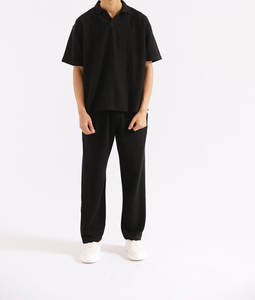 Chemises polo pour hommes, logo personnalisé conçu par OEM, 88% polyester, 12% élasthanne, extensibles dans 4 directions, impression à l'écran, grandes tailles - Product Image 5
