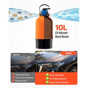 Sistema Elettrico per Acqua Deionizzata da 10L con Valvola di Bypass e Misuratore TDS, Sistema per Lavaggio Auto Senza Macchie - Product Image 3