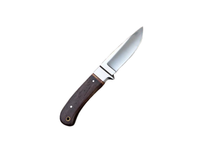 Custom Handcrafted Fixed Blade Hunting <b>Knife</b> with Premium Wooden <b>Handle</b> | Satin Finish Outdoor Camping Survival Bushcraft <b>Knife</b> - Product Image 2