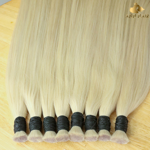 Cabello Virgen Vietnamita Liso al Por Mayor - Rubio Platino 100% Cabello Humano (Cabello Natural) - Product Image 6