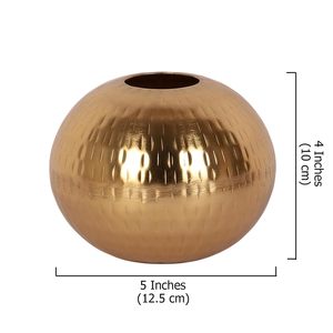 Pot rond circulaire pour salon, vase à fleurs séchées avec motif ligne de riz, décoration esthétique pour table à manger, cadeau de pendaison de crémaillère - Product Image 2