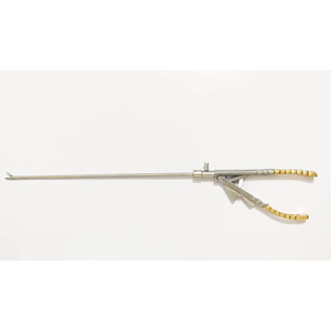 Portaagujas Recto Dorado Laparoscópico, Manual, de Acero Inoxidable, Instrumentos Quirúrgicos con Certificación CE, para Uso Hospitalario - Product Image 4