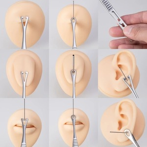 Pinzas de Posicionamiento Quirúrgicas de Acero Inoxidable Ametrina para Piercings Corporales, Herramienta Hemostática, Pinzas para Tatuajes y Pinza Nasal - Product Image 6