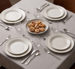 Cuillères de service vintage plaquées argent avec long manche, finition miroir, design gravé, parfaits pour la vaisselle de mariage et l'utilisation sur table. - Product Image 4