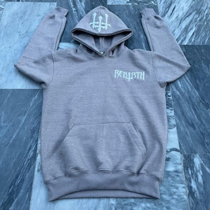 Sudadera con Capucha de Alta Calidad, 100% Algodón, Estilo Holgado Personalizado para Hombre, con Logotipo Bordado, Ecológica y con Bolsillos - Product Image 1