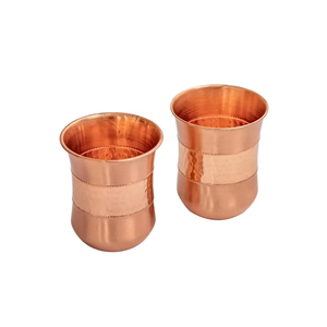 Vaso de Agua de Cobre Directo de Fábrica, Fabricante de Vasos de Agua de Cobre, Vaso de Agua de Cobre con Acabado Sólido, Vaso de Agua de Cobre para Uso Diario - Product Image 1
