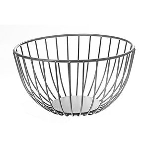 Linea Exports Inc Modern Metal Wire Storage <b>Basket</b> Bowl Shape <b>Stackable</b> Multi Purpose Neatening Organizer - Product Image 2
