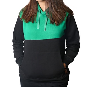 Nouveau modèle 2026 Sweat à capuche polaire color-block pour femme grande taille, décontracté, automne, longueur standard, manches longues - Product Image 1