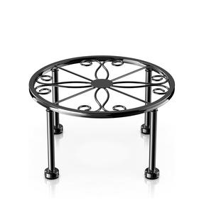 Support de plante en fer de fabrication fiable avec finition thermolaquée, idéal pour une utilisation durable en extérieur dans les jardins et les patios. - Product Image 1