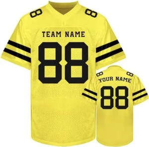 Ready To Ship American Football Wear Best Quality Stitched American College Football Jersey Mesh Boxy Cropped Rugby Jersey - Product Image 3