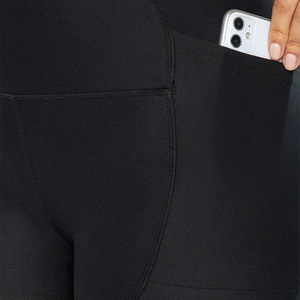 Shorts de yoga décontractés pour femmes, taille mi-haute, respirants, doux, d'été, avec taille élastique, personnalisables, grandes tailles - Product Image 5