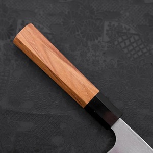 Cuchillo de Chef Japonés Hecho a Mano, Ecológico, Extra Afilado, Hoja de Acero Inoxidable, Mango de Madera, Acabado Satinado Forjado, 8-9.9 Pulgadas - Product Image 2
