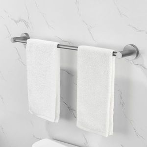 Set di Accessori Bagno da Parete in Alluminio Spesso Grigio Canna di Fucile da 24 Pollici, 6 Pezzi, con Portasciugamani da 24 Pollici, per Hotel, Realizzato in Lega - Product Image 5