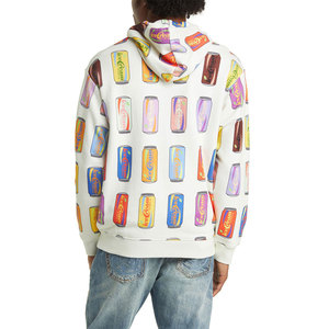 Sweat à capuche en polaire pour homme, streetwear d'hiver, pull décontracté, logo personnalisé imprimé en sérigraphie, brodé - tendance, 100% coton - Product Image 3