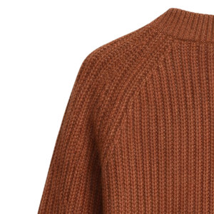 Cárdigan de punto bouclé para mujer, suéter con botones frontales, mezcla de algodón suave, texturizado, manga larga, informal, elegante y cómodo para combinar en capas - Product Image 6