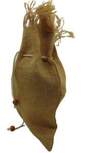 ถุงผ้าปอกระเจาสีธรรมชาติแบบขายส่ง พร้อมเชือกผูก สำหรับใส่ของขวัญคริสต์มาส หรือใส่เครื่องประดับ สำหรับห่อของขวัญ - Product Image 2