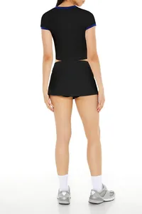 Shorts Casuales de Verano para Mujer, Secado Rápido y Transpirables, Diseño Sexy, Poliéster, Suministro de Pakistán - Product Image 4