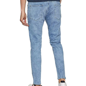 Jean cargo vintage délavé à l'acide, coupe droite, multi-poches, effet usé, coupe régulière, imprimé uni, style streetwear, vente en gros personnalisée - Product Image 2
