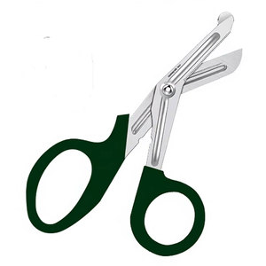 Tijeras de Primeros Auxilios Trauma Shear de 5.5 Pulgadas, Color Verde Cazador, Acero Inoxidable de Grado Alemán, Tijeras Utilitarias para Vendajes de Emergencia Médica - Product Image 5