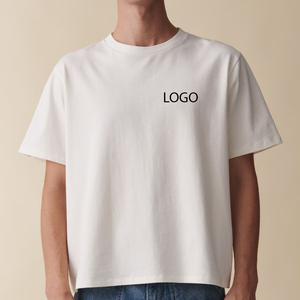 Camiseta de Cuello Redondo para Hombre, Corte Holgado, Material Duradero de Alta Calidad y Diseño Moderno y Elegante, Servicio OEM para Compradores al por Mayor 2026 - Product Image 1