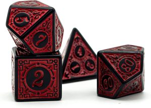 Juego de Dados Poliédricos de Resina Artesanal de Lujo para DND Pathfinder, Accesorios de Juego de Fantasía, Edición de Coleccionista - Product Image 6