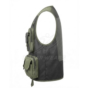Chaleco de Pesca para Hombre, Ligero, con Cierre Frontal, Múltiples Bolsillos, Ropa de Pesca, Prenda Utilitaria para Exteriores, Ajuste Ajustable, Suministro Directo de Fábrica - Product Image 3