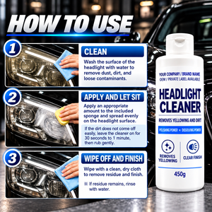 Spray para Faros de Automóviles de Marca Privada para el Mantenimiento de la Superficie de la Pintura - Product Image 4