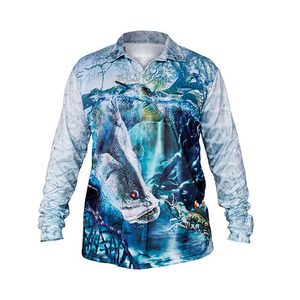 เสื้อโปโลตกปลา UPF50 ป้องกันรังสียูวี ผลิตตามสั่ง ระบายอากาศได้ดี แห้งเร็ว UPF 35 แขนยาว กันน้ำ - Product Image 4