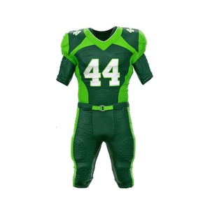 Uniforme de fútbol ligero verde personalizado, uniforme de fútbol profesional que absorbe la humedad para equipos deportivos masculinos y juveniles. - Product Image 3