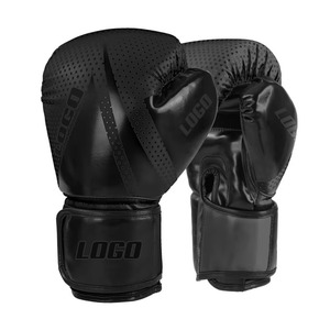 Gants de boxe haut de gamme en PU avec coque en cuir artificiel et rembourrage haute densité pour l'entraînement de boxe - Product Image 3