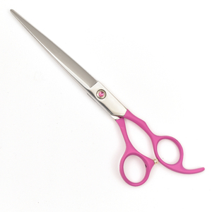 Wholesale Prices Stainless Steel Straight Blade Salon Grade Portable Pet Grooming <b>Scissor</b> for Cats <b>Dogs</b> Groomers - Product Image 1